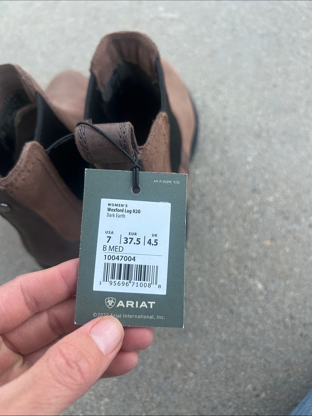 Ariat Womens Wexford Lug Chelsea Boot H20 10047004 Size 7 - Picture 8 of 8